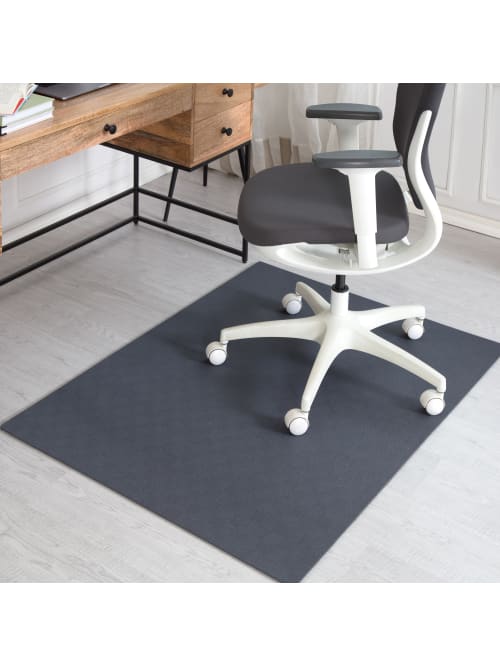Anji Mountain Beluga Rug D Chair Mat 12 H X 36 W X 48 D Gray Office Depot