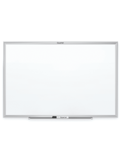 Quartet Classic Total Erase Dry Erase Whiteboard Melamine 48 X 36 Silver Aluminum Frame Office Depot