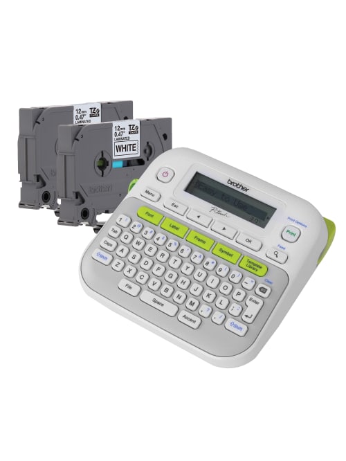 Brother P Touch D210 Label Maker With Tape Office Depot