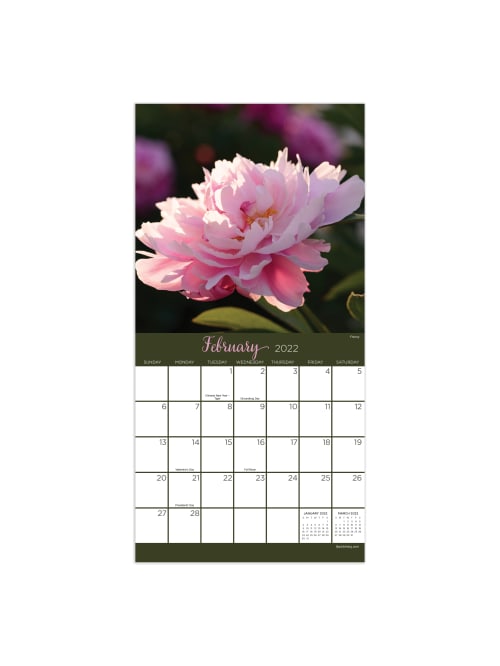 2022 Flowers Calendar Tf Publishing