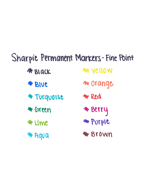 Sharpie Black Fine Point Permanent Marker - Brownsboro Hardware