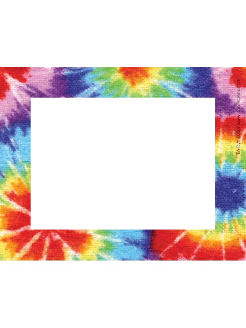 Barker Creek Name s 3 34 X 2 12 Tie Dye 45 Name s Per Pack Case Of 2 Packs Office Depot