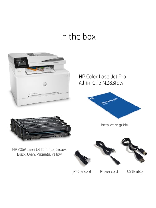 Hp Laserjet Pro M283fdw All In One Printer Office Depot