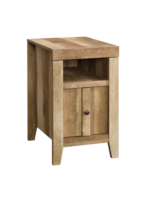 Sauder Dakota Pass Side Table Craftsman Oak Office Depot