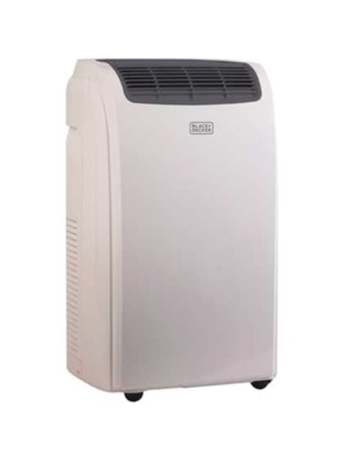 Black And Decker 12000 Btu Portable Air Conditioner With Remote Control Cooler 3516 85 W Cooling Capacity Dehumidifier White Office Depot