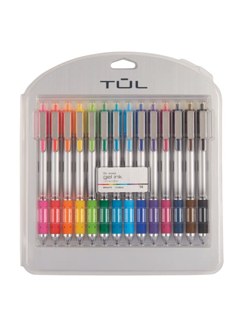 Tul Gel Pens Bold Silverassorted 14 Pack Office Depot