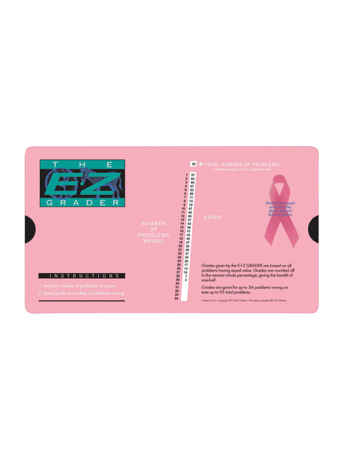 Original E Z Grader Grading Tools Pink 8 12 X 4 34 Grades Pre K 12 Pack Of 3 Office Depot