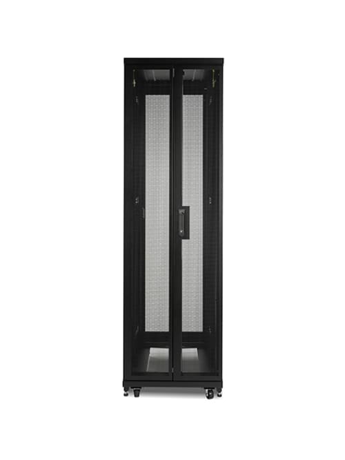 Apc By Schneider Electric Netshelter Sv 42u 600mm Wide X 1060mm Deep Enclosure With Sides Black 42u Rack Height X 19 Rack Width Black 1014 13 Lb Dynamicrolling Weight Capacity 2209 03 Lb Staticstationary