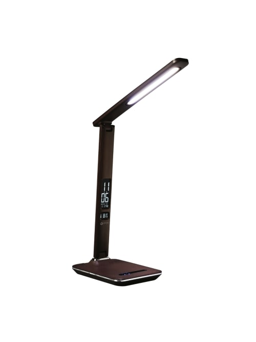 Ottlite Wellness Series Renew Led Desk Lamp 14 34 H Brown Shadebrown Base Office Depot