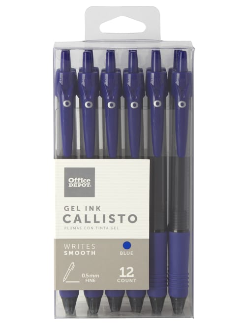 blue gel ink pens