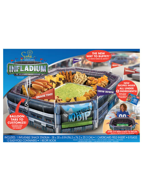 Amscan Inflatable Football Snack Stadium Office Depot