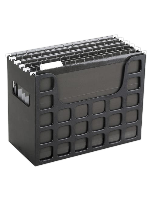 Oxford Decoflex File Holder 9 12 H X, Desktop File Storage Box