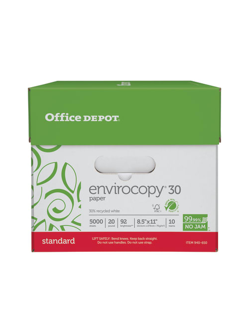 Office Depot Envirocopy 30 Paper 5000 Sheets Office Depot