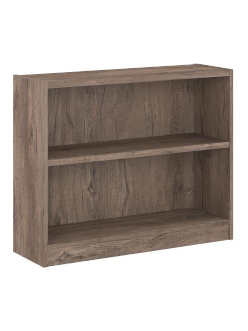 Bush Furniture 2 Shelf Bookcase Rustic Gray Office Depot Whether you need a place in your child's bedroom for their books, or a dedicated space in the living room to display your family's cherished heirlooms, you can be sure that we will have a quality. bush furniture universal 2 shelf bookcase rustic gray standard delivery item 9415038