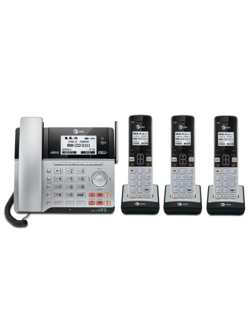Atandt Tl86103 2 Line Dect 6 0 Expandable Cordedcordless Phone System With Digital Answering System Office Depot