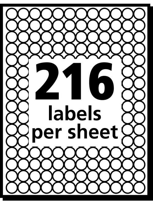 Avery 5796 Removable Round Labels Office Depot Use different coloured dot stickers for different staff members. avery removable color coding round labels 5796 1 4 assorted colors pack of 864 item 943928
