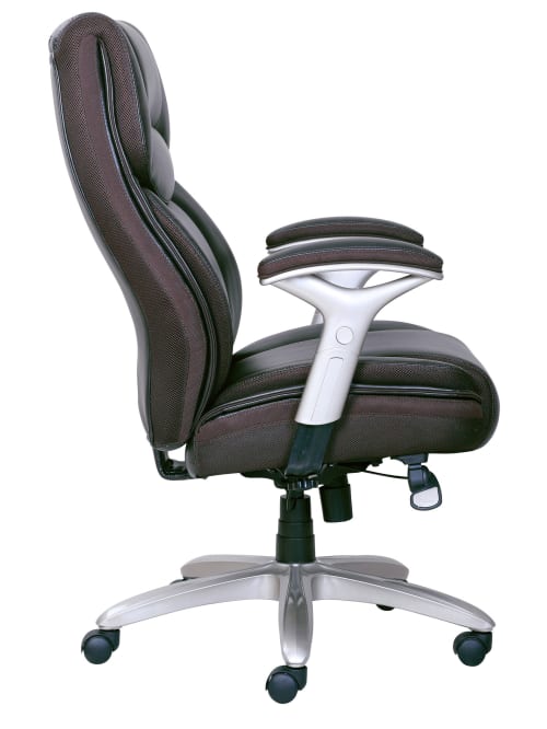 Serta Smart Layers Jennings Chair Brown Office Depot