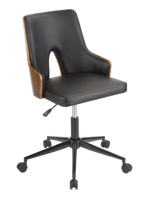 Lumisource Stella Office Chair Blackwalnut Office Depot
