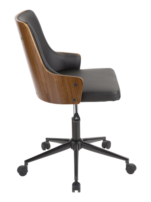 Lumisource Stella Office Chair Blackwalnut Office Depot