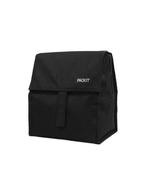 packit freezable lunch bag black