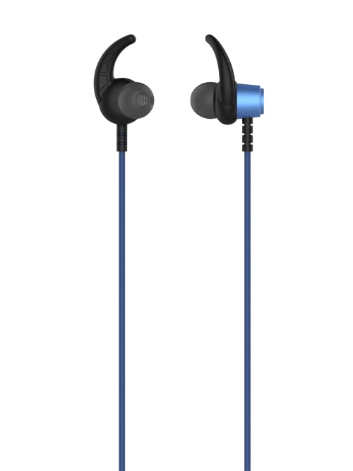 Ativa Wireless Magnetic Earbuds Dark Blue Office Depot