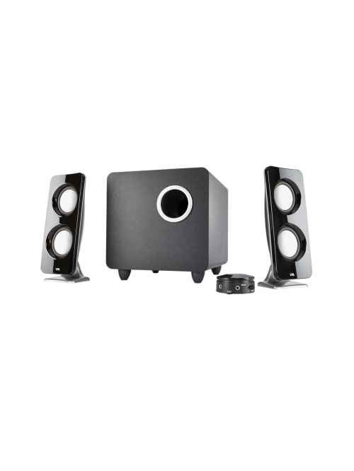 Cyber Acoustics Curve Immersion 2 1 Speaker System Black Office Depot