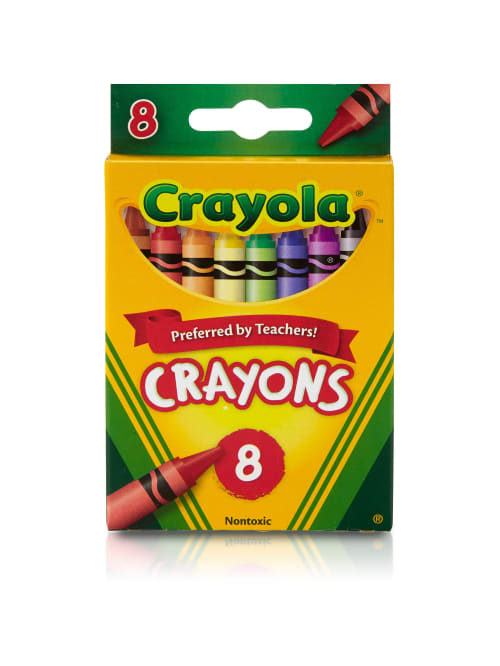 Yubbler - Crayola® Standard Crayon, Box Of 8