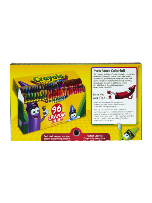 picture Big Box Of Crayons Colors crayola standard crayons with built in sharpener assorted colors big box of 96 crayons item 950212
