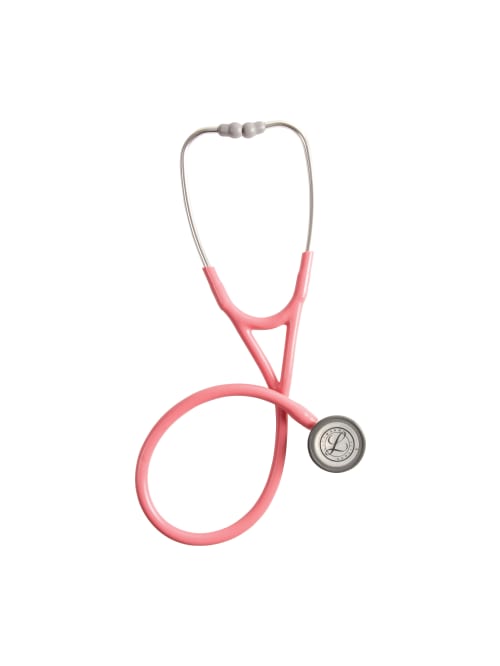3m Littmann Cardiology Iii Adultpediatric Stethoscope Coral Pink Office Depot