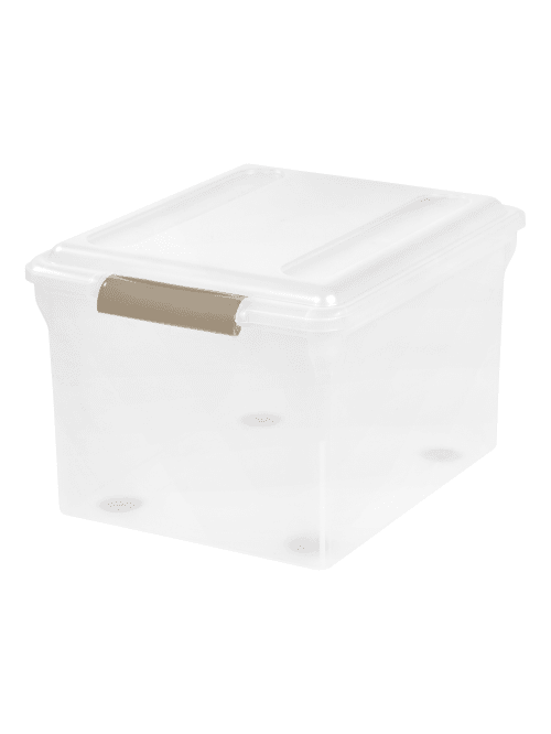 Iris Store And Slide Box Letterlegal Clear Office Depot