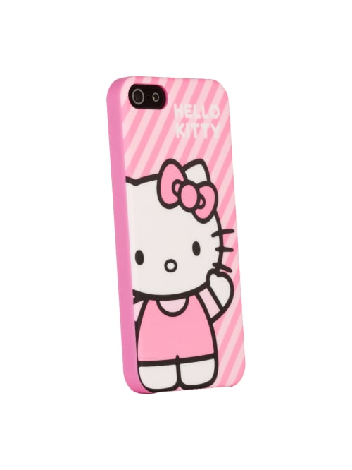 Hello Kitty Bling Case For Apple Iphone 5 Pink Stripe Wave Office Depot