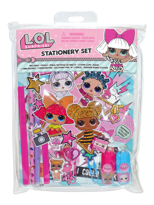 lol doll stationery set