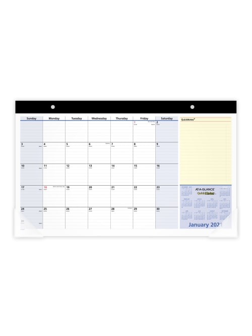 At A Glance 13 Month Desk Pad Sk7100021 Office Depot
