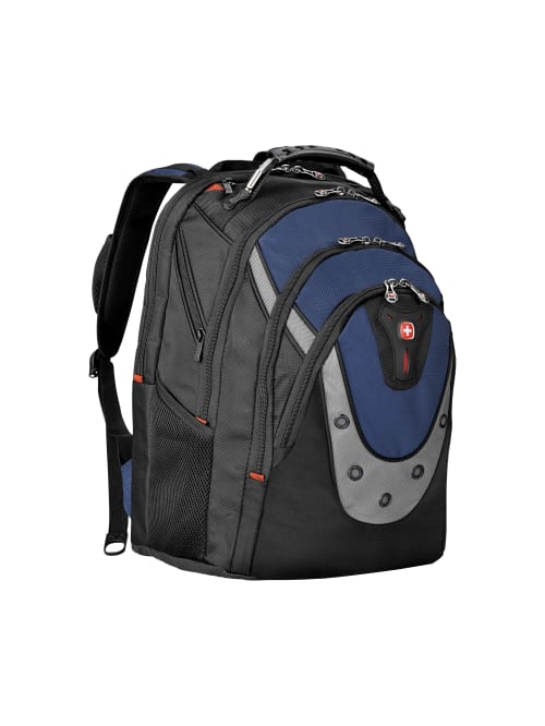 Wenger Ibex Laptop Backpack Blackblue Office Depot