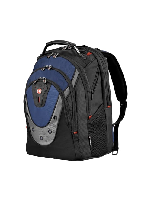 backpack laptop 17in swissgear blue black SwissGear: Laptop-Backpacks the ultimate companion for your 17 / 43 cm laptop Pegasus 17" Computer Backpack