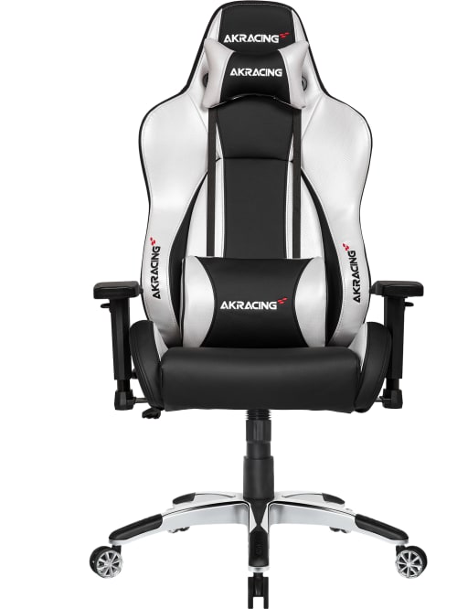 Akracing Master Premium Gaming Chair Silver Office Depot