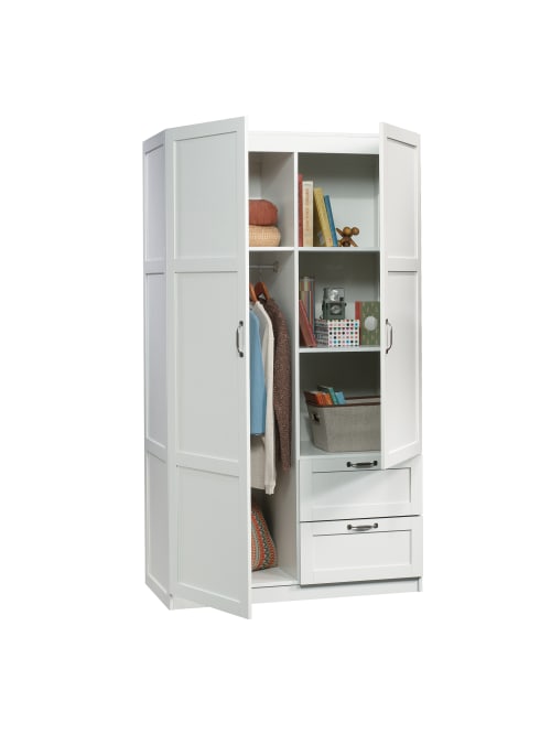 Sauder Select Storage Cabinet White Office Depot