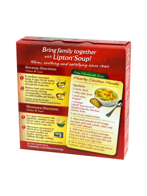Lipton Noodle Soup Mix 2 Pouches Per Box Pack Of 5 Boxes Office Depot Stir in lipton noodle soup mix and chicken. lipton noodle soup mix 2 pouches per box pack of 5 boxes item 9653467