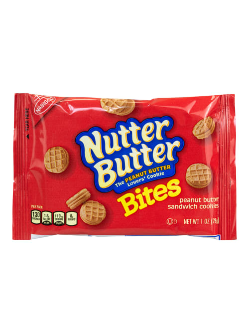 Nutter Butter Peanut Butter Bites Cookies 1 Oz Box Pack Of 48 Boxes Office Depot