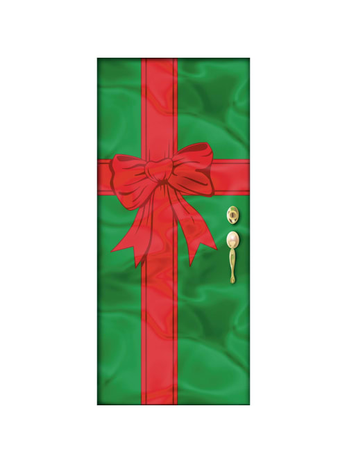 Amscan Christmas Present Foil Door Decorations 78 X 36 Pack Of 3 Decorations Office Depot
