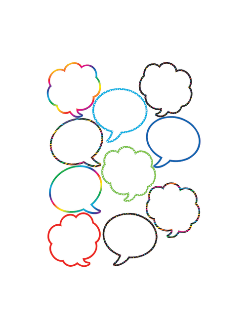 Teacher Created Resources Decorative Accents Speechthought Bubbles