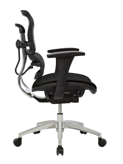 workpro 12000 mesh mid back chair black office depot