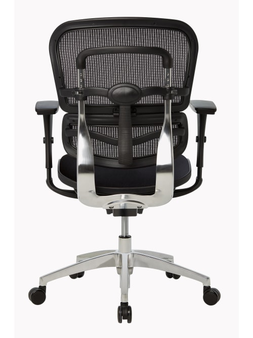 Workpro 12000 Mesh Mid Back Chair Black Office Depot