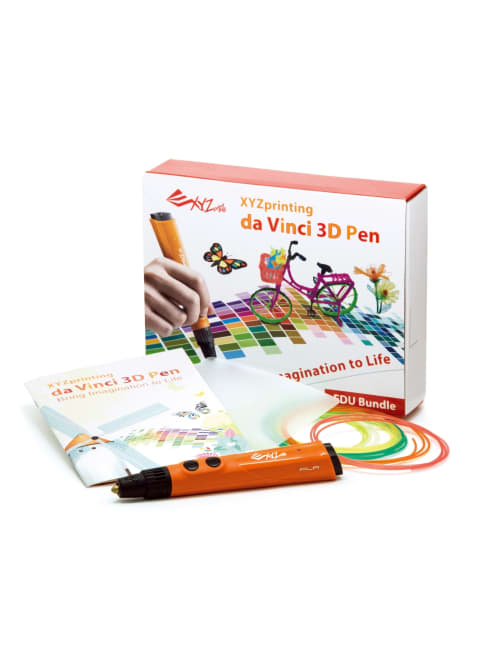 Xyzprinting Da Vinci 3d Pen Fused Filament Fabrication Single Jet 68 9 Mil Filament Polylactic Acid Pla Supported Office Depot