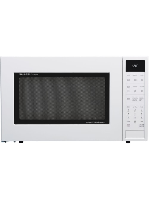 Sharp Convection Microwave Oven Smc1585bw Combination 11 22 Gal Capacity Convection Microwave Roasting Baking Browning 10 Power Levels 900 W Microwave Power 15 40 Turntable 120 V Ac Ceramic Stainless Steel Glass Countertop White Office Depot