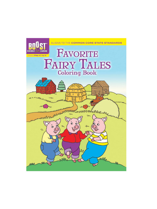 Dover Publications Boost Coloring Book Favorite Fairy Tales Grades Pre K K Item 974014