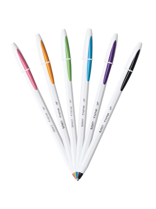 BIC Cristal Up Ball Pens Medium Point 1 