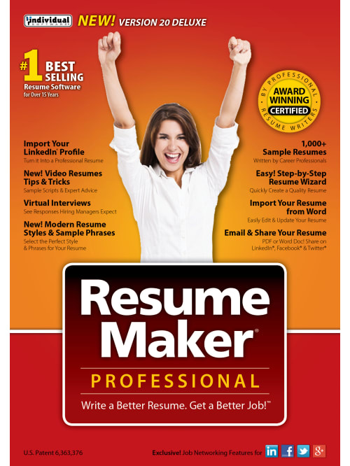 Resumemaker Professional Pro Deluxe 20 Disc Office Depot