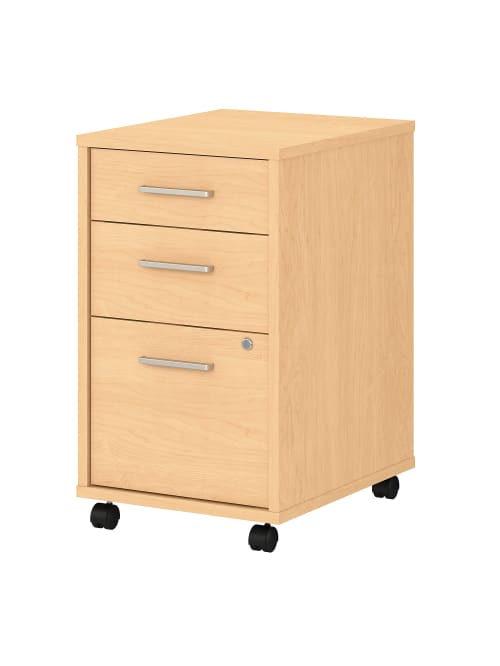 Kathy Ireland 3 Drawer File Cabinet Maple Office Depot