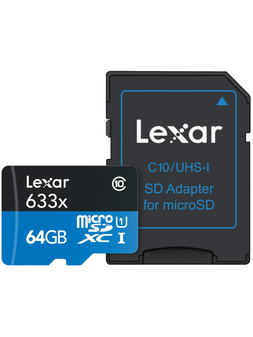 Lexar High Performance 633x Microsdxc Uhs 1 Memory Card 64gb Office Depot